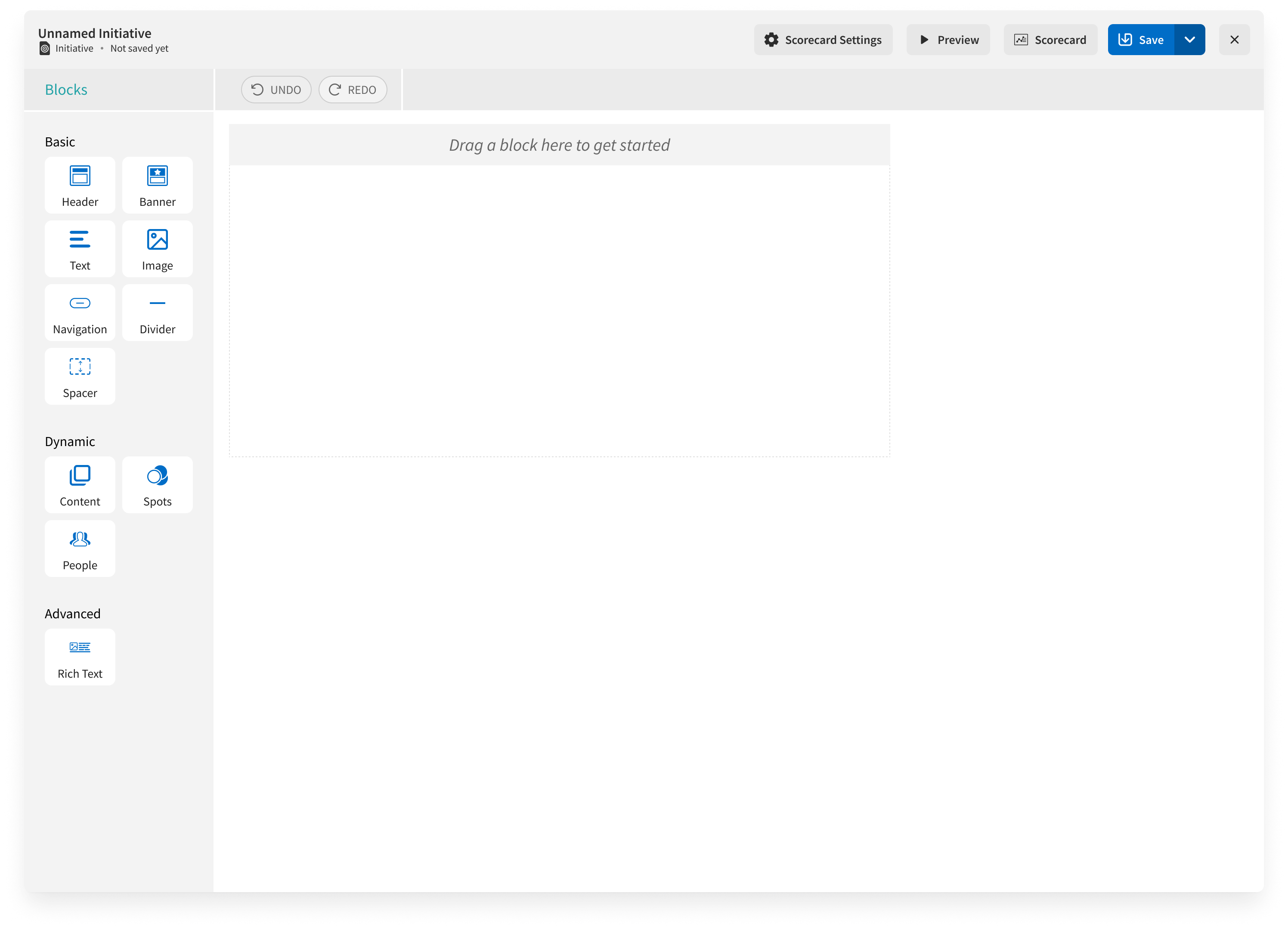 Go to market with Initiatives